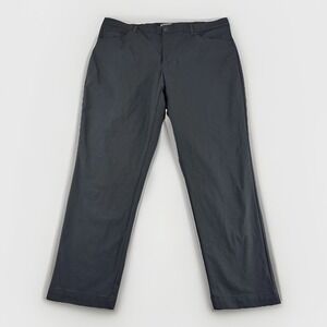 VRST Limitless Pants Mens 38x30 Slim Black 5 Pocket Slacks Stretch Performance